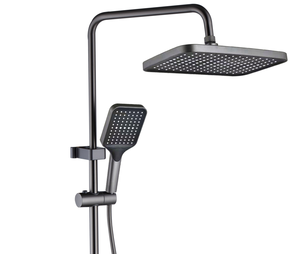 Ensemble <span class=keywords><strong>de</strong></span> douche piano <span class=keywords><strong>de</strong></span> luxe moderne à effet <span class=keywords><strong>pluie</strong></span>, thermostatique, triple commande, avec fonction pause, <span class=keywords><strong>jet</strong></span> doux et <span class=keywords><strong>jet</strong></span> <span class=keywords><strong>de</strong></span> massage, finition polie, pour salle <span class=keywords><strong>de</strong></span> bain - Product Image 3