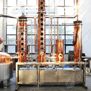 DYE 300L alambicchi di rame per moonshine bourbon whisky distiller alambicchi di rame bourbon whisky still - Product Image 5