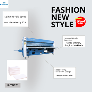 Máquina Plegadora de Ropa Industrial de Acero Inoxidable Eléctrica de Fábrica en Oferta, Totalmente Automática para Lavandería de Autoservicio - Product Image 2