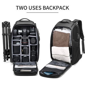 2026 Customized Dual Purpose High Quality Outdoor Travel Stylish Waterproof Laptop Removal Camera <strong>Cubes</strong> <strong>Backpack</strong> - Product Image 3
