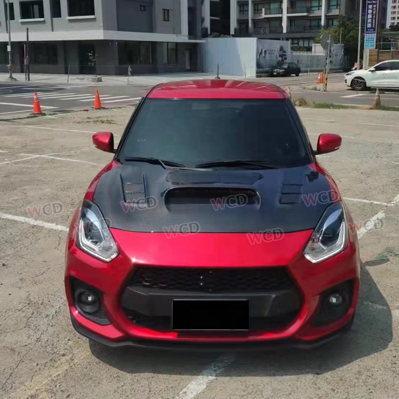 スズキ スイフトスポーツ ZC33S 用 カーボンファイバー製フードボンネット