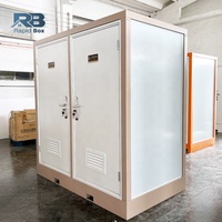 Salle de bain préfabriquée moderne de bonne qualité, portable, petite salle de bain avec douche, salle de bain extérieure, conteneur préfabriqué, toilettes mobiles