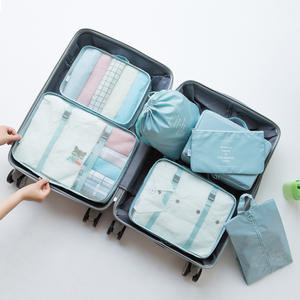 Ensemble de cubes de rangement de <span class=keywords><strong>voyage</strong></span> résistants à l'eau, sacs organisateurs de bagages pour valise, vêtements, articles de toilette, accessoires de <span class=keywords><strong>voyage</strong></span> d'affaires - Product Image 2