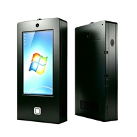 Kiosco de Pago con Pantalla Táctil de 21.5 Pulgadas para Exteriores, Montado en Pared, IP65 Impermeable, Alto Brillo, con Función de Escaneo de Código QR y SDK