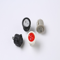 VENTE FLASH Interrupteur à bascule R13-112-2P-C ON/OFF 23x25mm Interrupteur rond KCD 2 broches avec capuchon étanche