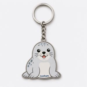 Porte-clés personnalisé par le fabricant, en forme d'animal marin mignon, souvenir de bord de mer pour magasin d'aquariums, cadeau de détail, porte-clés - Product Image 3