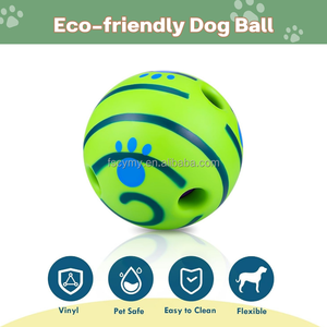 Balle couineuse <span class=keywords><strong>pour</strong></span> <span class=keywords><strong>chien</strong></span> en plastique, <span class=keywords><strong>jouet</strong></span> interactif sonore <span class=keywords><strong>pour</strong></span> animaux de compagnie, <span class=keywords><strong>pour</strong></span> la mastication et l'entraînement dentaire, sans piles - Product Image 2