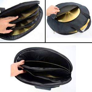 BSCI Factory Custom Durable Water Resistant Waxed polyester Classic 22" <b>Cymbal</b> <b>Bag</b> Backpack Drum Pad <b>Bag</b> with Front Pocket - Product Image 6