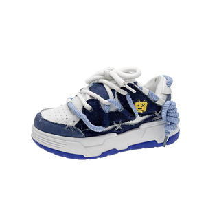 时尚轻便漂亮透气穿运动厚底运动鞋厚底鞋休闲情侣运动步行鞋 - Product Image 1