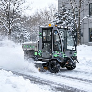 Chariot à <span class=keywords><strong>neige</strong></span> à transmission intégrale avec double différentiel, direction assistée, cabine chauffée et attelage rapide pour parcours <span class=keywords><strong>de</strong></span> golf - Product Image 4