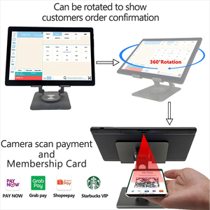 Điện thoại di động <span class=keywords><strong>POS</strong></span> cho đến khi tiền mặt đăng ký 10.1 inch máy tính bảng Máy in hóa đơn với đứng/2 inch Máy in nhiệt/Phần mềm - Product Image 5