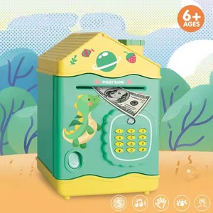 Trẻ Em Tự Động Điện Tử Con Heo Đất Ngân Hàng Đồ Chơi <span class=keywords><strong>DSM</strong></span>-6889 Mật Khẩu & Vân Tay Mở Khóa ATM Đồng Xu Tiền Ngân Hàng Máy Cho Trẻ Em - Product Image 6