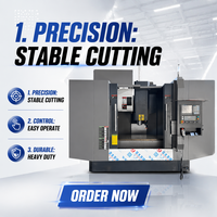 Fresadora CNC de Alta Precisión en Oferta, Centro de Mecanizado Compacto VMC7124, Ampliamente Utilizado para el Procesamiento de Metales