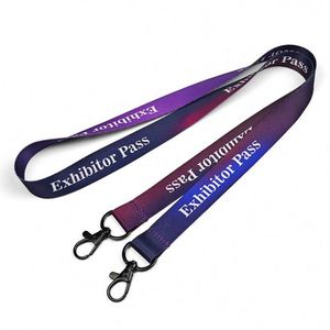 Custom Printed Personalized Breakaway Sublimation Keychain <b>Lanyards</b> with Logo - Product Image 3
