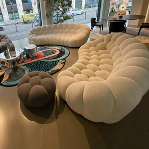 Divano Atunus Unico Panal Curvo Colorido Postmoderno Comodo di Alta <span class=keywords><strong>Moda</strong></span> a 3 Posti Set di Divani a Bolle - Product Image 4