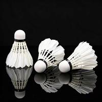 Volant de badminton professionnel de tournoi, hybride plumes de canard, écologique, durable, léger, haute élasticité, tête en liège sandwich 2 couches