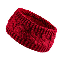 Bandeaux en tricot d'hiver avec logo personnalisé Bandeau en tricot douillet doux et chaud en tricot polaire Bandeau en tricot d'hiver pour femmes