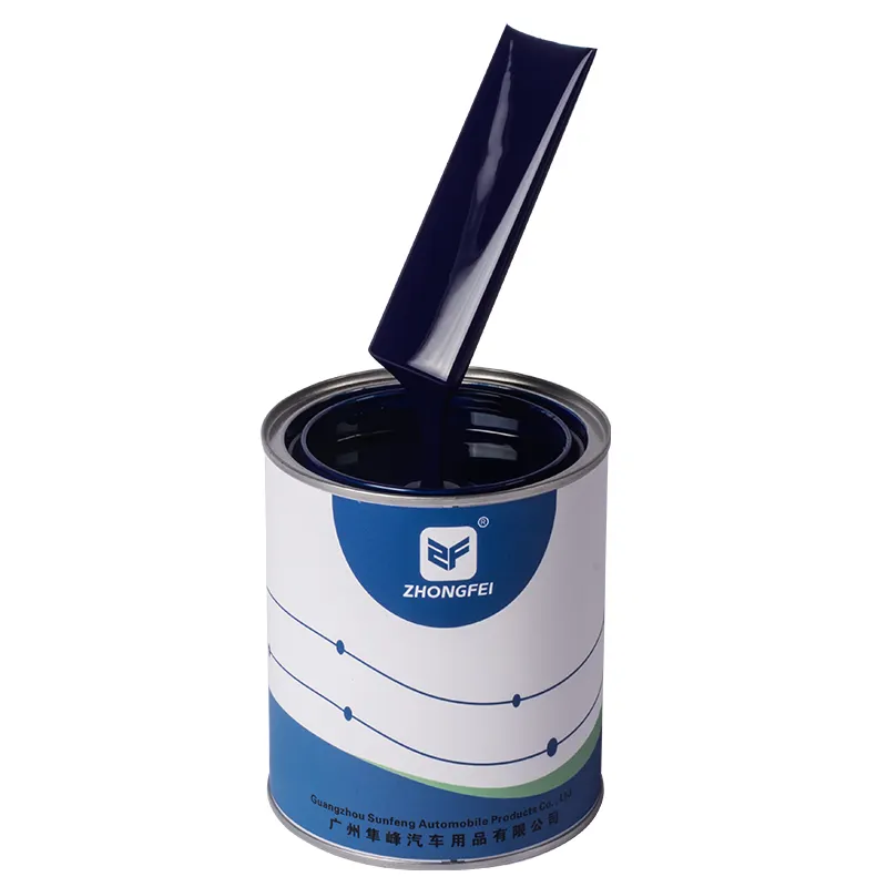 Excellent coverage power PU paint 2k standard blue car paint color manufacturer car paint coating