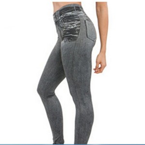 2026 Cheap 3 Colors Women Fashion Wear Butt Lifter Denim <b>Jeans</b> Leggings - Product Image 2