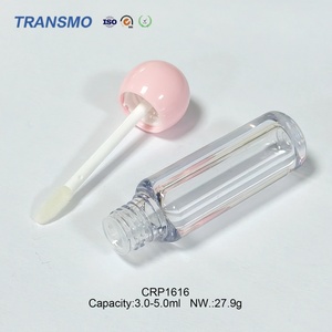 Emballage cosmétique, tube transparent pour brillant à lèvres, 3-5 ml, contenants vides pour rouge à lèvres liquide, tubes recyclables, personnalisables, MOQ12000 - Product Image 4