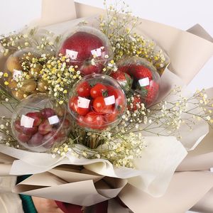 Vente en gros Plateau <span class=keywords><strong>Ferrero</strong></span> en <span class=keywords><strong>chocolat</strong></span> Trou rond transparent 4cm 40mm Matériau d'emballage boule en plastique creux - Product Image 6