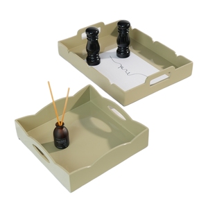 Bandeja de Servir Artesanal de Laca Minh Giang Premium, Hecha a Mano con Madera de Alta Calidad para Espacios Sofisticados - Product Image 1