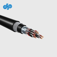 4 pares 8 pares 12 pares 16 pares Tipo KX/JX/NX Cable de extensión 22awg 24awg PVC/FEP aislado cable de extensión de termopar multipar