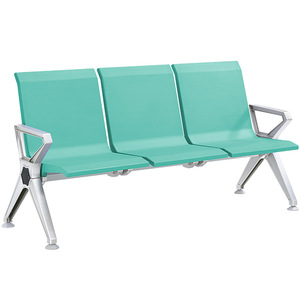 Sillas de Espera Yijiahao de 3 Plazas, de Aleación de Aluminio con Reposabrazos, para Áreas Públicas - Product Image 1