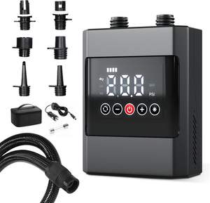 משאבת אוויר syp משאבת אוויר syp 20psi בלחץ גבוה חכם נטענת סוללה נטענת חשמלית עם 6 שסתומים - Product Image 6