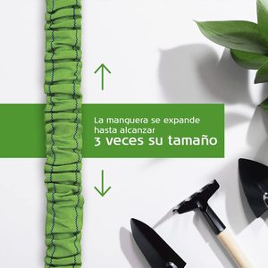 <span class=keywords><strong>Manguera</strong></span> de Jardín Expandible Verde Personalizable de 25 a 250 pies con Riego de Plástico ABS, Trompos, Tuberías de Agua, Tubería de Polietileno, Bolsa de Plástico OPP - Product Image 2