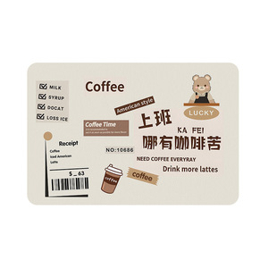 Tapis de drainage pour café, plat, absorbant, antidérapant, pour comptoir de cuisine, machine à café, bar - Product Image 2