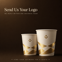 Gobelets à café jetables en papier avec couvercles, logo personnalisé imprimé, double paroi, pour boissons chaudes et froides, 6oz, 8oz, 12oz