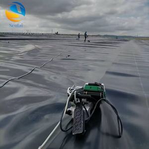 Géomembrane HDPE anti-UV pour couvertures flottantes sur étangs d'évaporation, lagons d'eaux usées, fermes piscicoles, barrages - Product Image 5