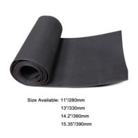 Manchon thermorétractable en caoutchouc mat EVA pour pack de batteries au lithium |   Ruban rétractable noir durable, sans PVC, ignifuge et sans halogène