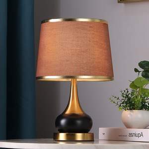 Lampu meja warna sentuh, lampu meja keramik bentuk gajah, lampu meja Hotel dekoratif antik - Product Image 2