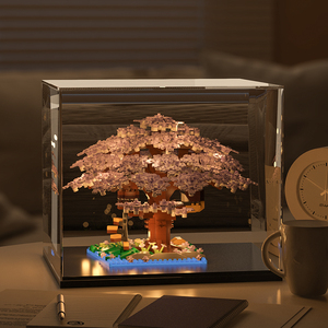 Set da costruzione Anime Unisex regalo per ragazze personalizzato in plastica blocchi di fiori di ciliegio modello di costruzione giocattoli fatti da te - Product Image 6