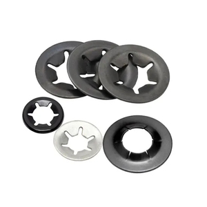 Factory Direct 304 Stainless Steel Black Oxide Club Bearing Clip <strong>Ring</strong> Star Spring Lock Washer - Product Image 5