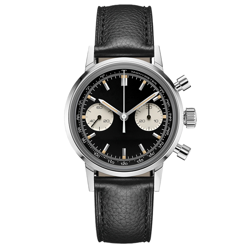 Cinturino nero con quadrante nero