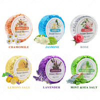 Lot de 6 bombes de douche relaxantes pour spa à domicile, véganes, écologiques, 100 % naturelles, aux huiles essentielles – Coffret cadeau