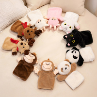 Coussin long brodé motif chaton de dessin animé mignon, peluche confortable pour dormir, cadeau pour filles, accessoire pour enfants