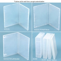 Boîtes de rangement transparentes en plastique SUNSHING pour autocollants, tampons en caoutchouc, DVD, loisirs créatifs et scrapbooking