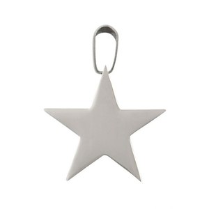 Componenti e Accessori per Gioielli con Pendente a Stella in Acciaio - Product Image 1
