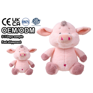 Dễ thương cười Thú nhồi bông đồ chơi sang trọng Lợn sang trọng số lượng lớn đồ chơi mềm màu hồng heo con búp bê sang trọng Đồ chơi bán buôn - Product Image 1