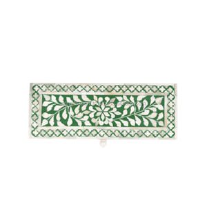 กล่องเครื่องประดับทรงสี่เหลี่ยมฝังกระดูกทำด้วยมือกล่องเครื่องประดับตกแต่งกระดูกเพชรจากอินเดียสำหรับการจัดเก็บหรือเป็นกล่องของขวัญวัสดุไม้ - Product Image 4