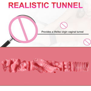XISE <strong>Sex</strong> Toy for Men Silicon Vibrator Adults Masturbation Male Realistic Cup Content Oral Automatic Silicon Model of Women's - Product Image 4