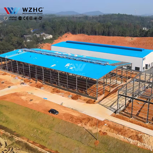 ระบบอาคารเหล็กสำเร็จรูปสำหรับคลังสินค้าและโรงงานอุตสาหกรรม พร้อมอายุการใช้งาน 50 ปี และรับน้ำหนักลมได้ถึง 200 กม./ชม. - Product Image 1