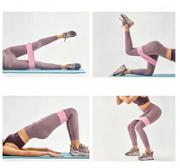 Bandes de résistance en boucle TPE pour exercices de force, entraînement de fitness et équipement de gym