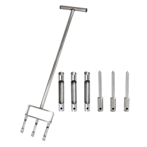 Winslow & Ross aérateur de pelouse en acier inoxydable dents creuses dents de carottage aérateur manuel de pelouse - Product Image 1