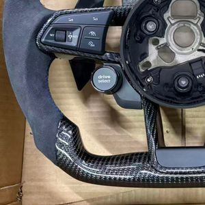 <span class=keywords><strong>Volant</strong></span> en fibre de carbone pour Audi B8 A3 A4 A5 A6 <span class=keywords><strong>C6</strong></span> S3 S4 S5 S6 S7 RS3 RS4 RS5 Q3 Q5 Q7 <span class=keywords><strong>RS6</strong></span> R8 TT A7 TTRS <span class=keywords><strong>Volant</strong></span> de voiture - Product Image 5