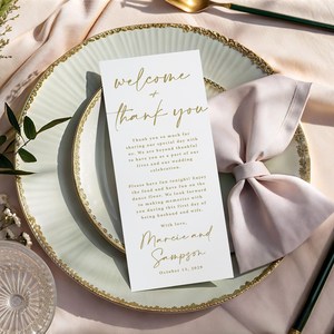 Placa <span class=keywords><strong>de</strong></span> Bienvenida Personalizada para Recepción <span class=keywords><strong>de</strong></span> Boda, <span class=keywords><strong>Nota</strong></span> <span class=keywords><strong>de</strong></span> Agradecimiento con Nombres Personalizados, Texto Dorado, Tarjetas <span class=keywords><strong>de</strong></span> Agradecimiento para Mesa <span class=keywords><strong>de</strong></span> Boda - Product Image 5